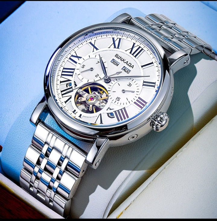 Luxury Automatic Mechanical Watch for Men with Multifunctional Design & Waterproof Performance Mechanical watches Home