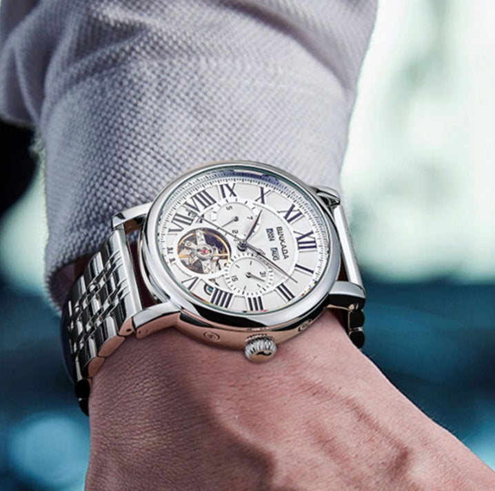 Luxury Automatic Mechanical Watch for Men with Multifunctional Design & Waterproof Performance Mechanical watches Home