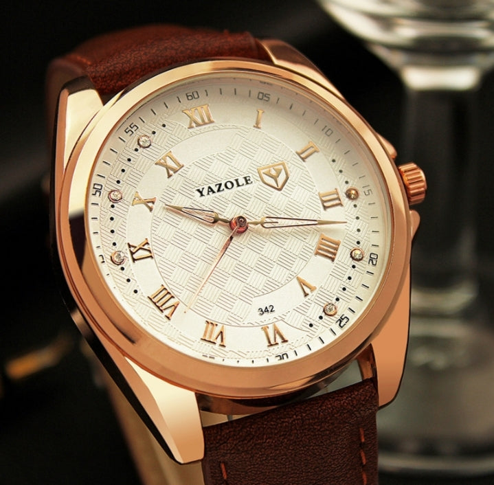 Elegant Business Quartz Men’s Wristwatch