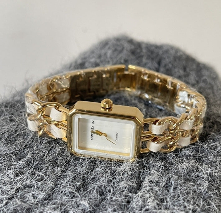 Premium Gold Steel Women's Luxury Watch