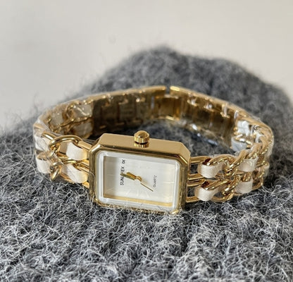 Premium Gold Steel Women's Luxury Watch