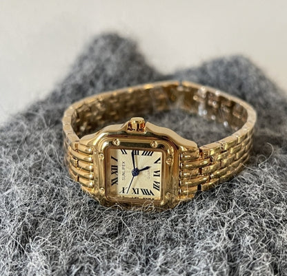 Premium Gold Steel Women's Luxury Watch