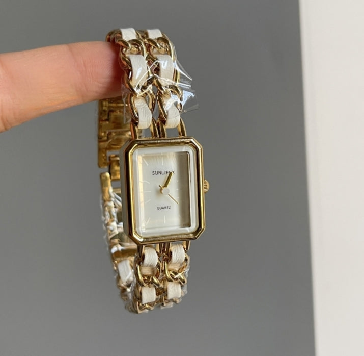 Premium Gold Steel Women's Luxury Watch